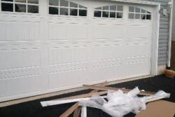 garage door and supplies