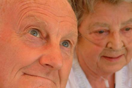 elderly couple